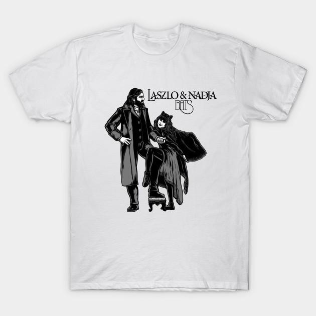 Laszlo & Nadja What We Do In The Shadows TV Series Fleetwood Mac Rumours T-Shirt Unisex T-Shirt XL