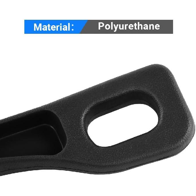 Compatible for Nissan Qashqai J10 J11 J12 Xtrail T30 T32 Patrol Y61 Y62 Juke Leaf ZE0 Serena Versa Xterra Sentra Car Seat Sealing Strips(Black 2PCS)