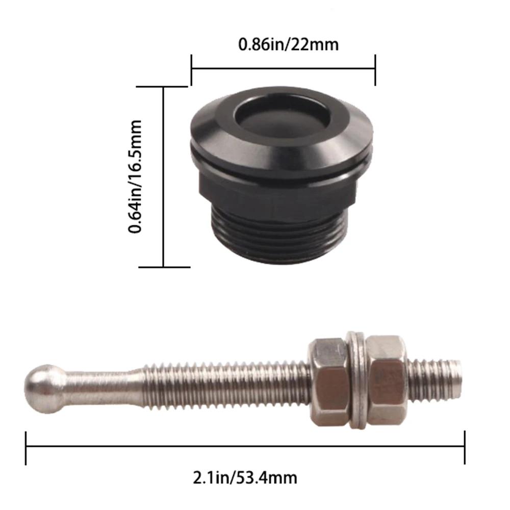 1Pc/4Pc Universal 22mm Car Push Button Bonnet Hood Pin Lock Clip Kit Quick Release Latch Engine Bonnets Auto Accessories HL-1001