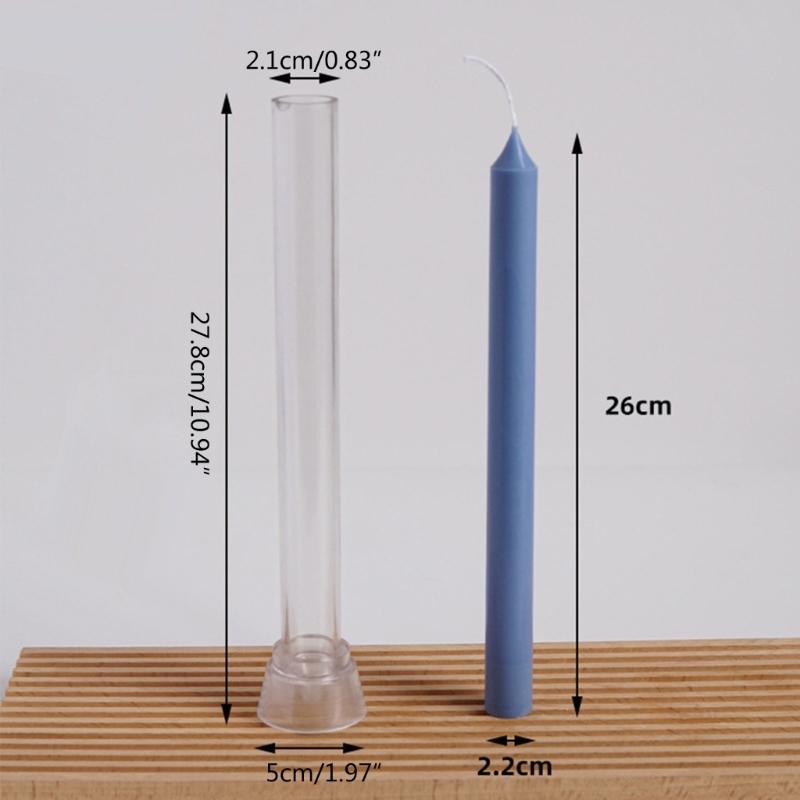 26 cm Lång Stång Kyrka Julkläppform Stor Cylinder Randig Plastkläppform DIY Hantverk Lera Klapptillverkning