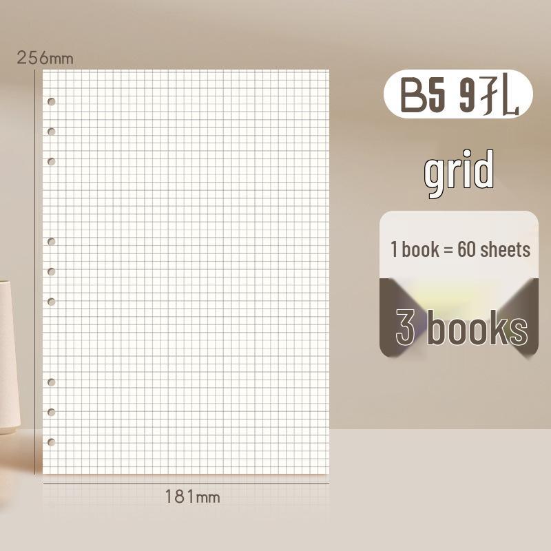 GoodNotes Refill: B5 Binder, A5 Replacement, A4 Loose-Leaf Notebook, Blank Grid Paper
