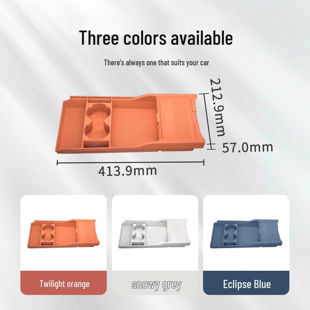 Equation Leopard Titanium 7 Silicone Console Storage Box - Partitioned Interior Accessories