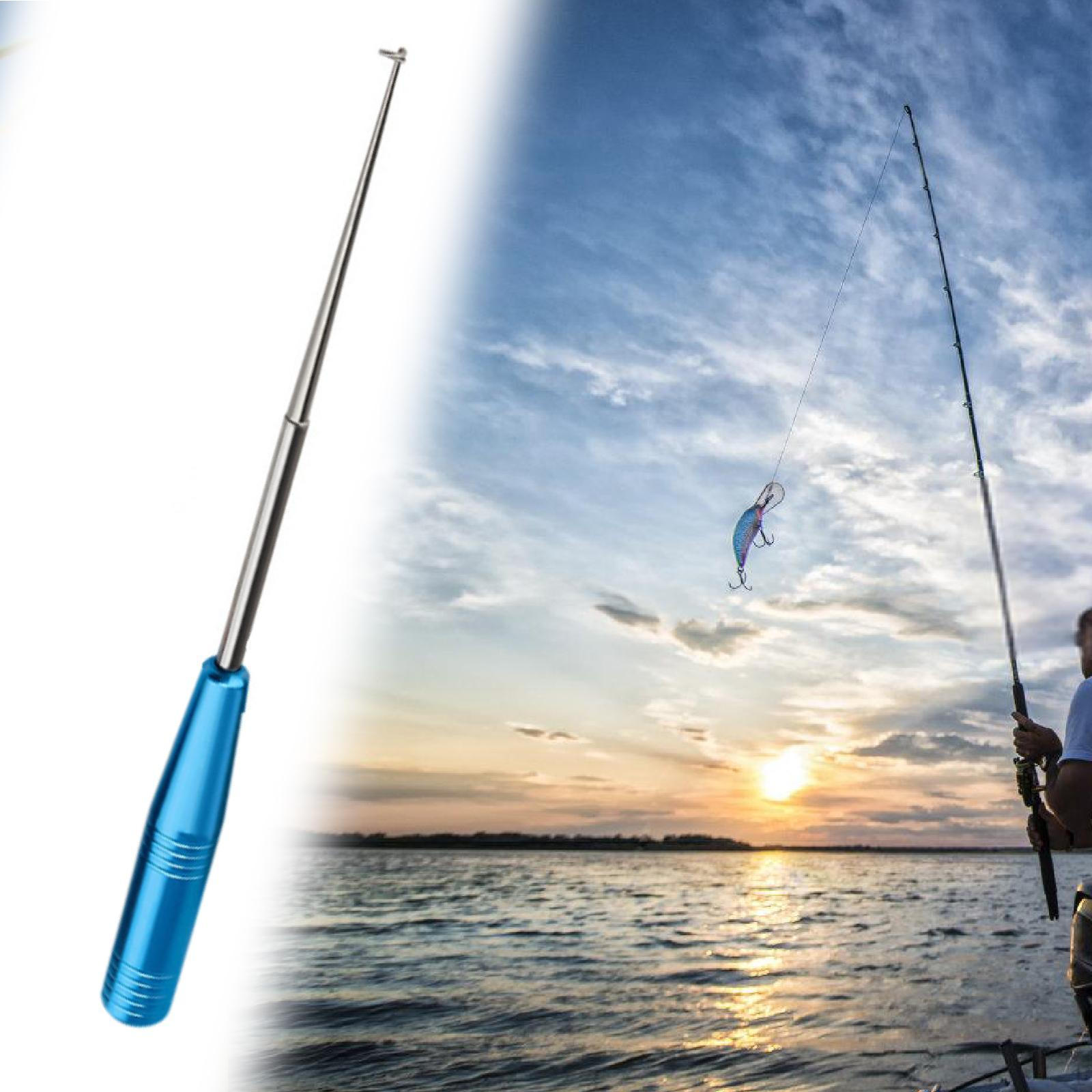 

Удобный инструмент для снятия рыболовных крючков для пресной и соленой воды синий