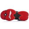 New LiNing Power 5 Non slip Lightweight Mid Top Basketball Shoes Men's Black Red ABAN045-4