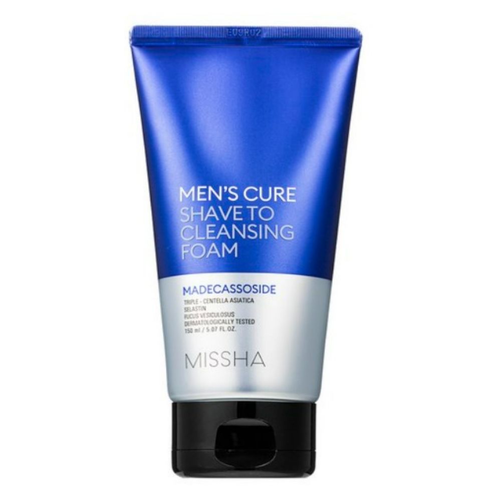 Missha Men’s Cure Shave to Cleansing Foam 150ml Gentle Shaving & Face Cleanser