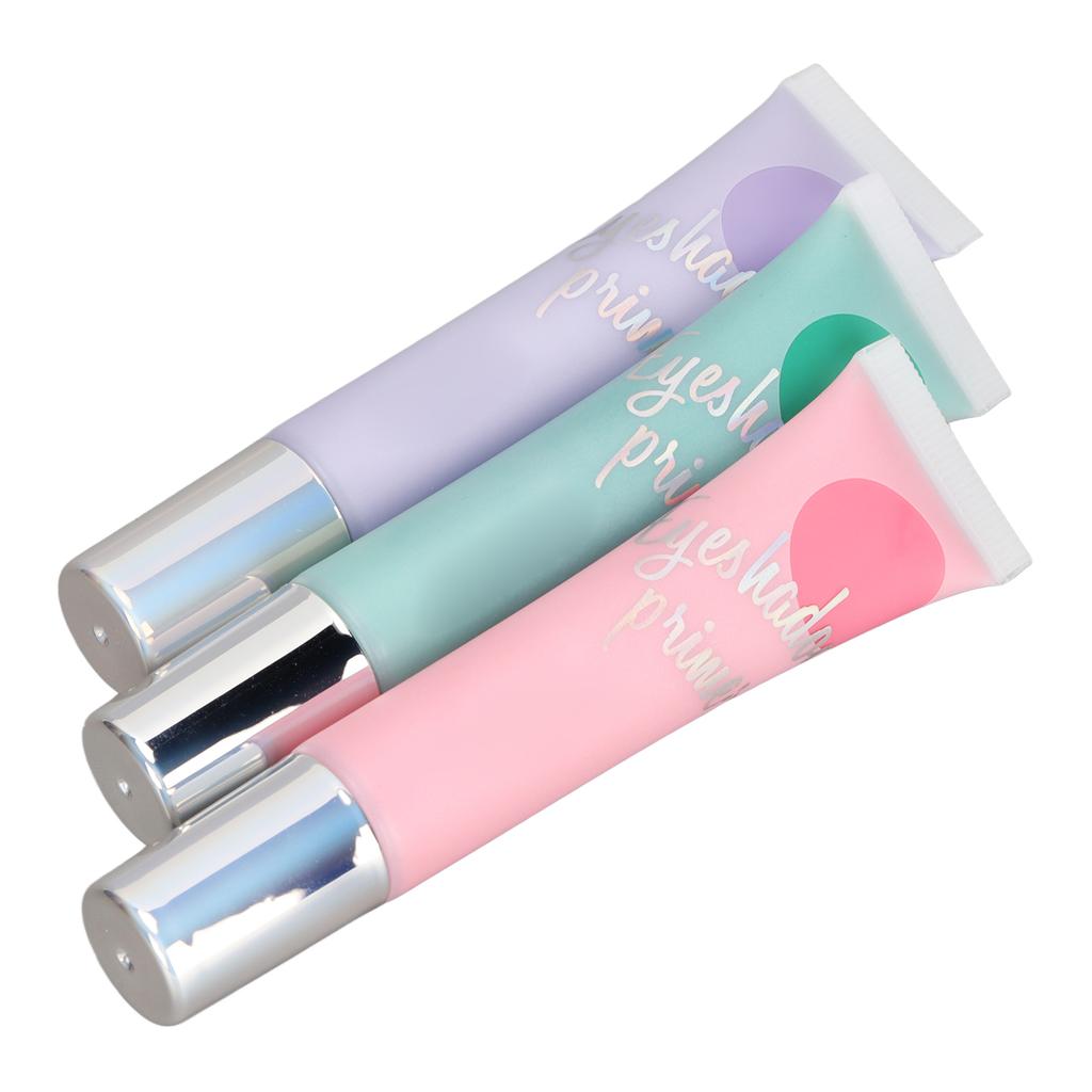 3pcs Eyeshadow Primer Professional Long Lasting Lightweight Waterproof Eyeshadow Base for Daily Makeup