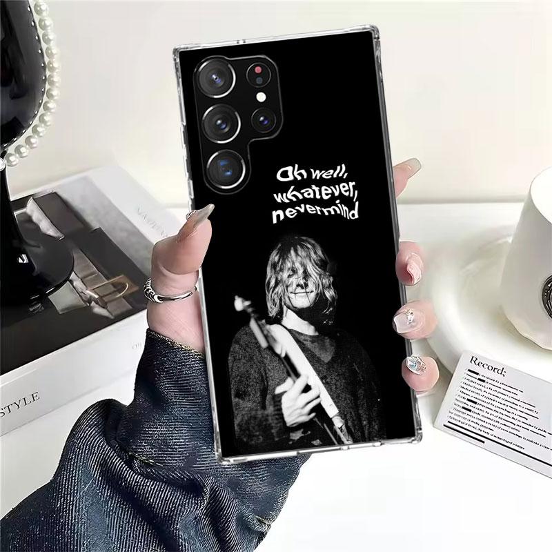 Retro Singer Kurt Cobain Soft Phone Case For Samsung Galaxy S22 S23 S24 S25 Edge S26 Ultra S20 FE S21 Plus + Fundas Coque Galaxy