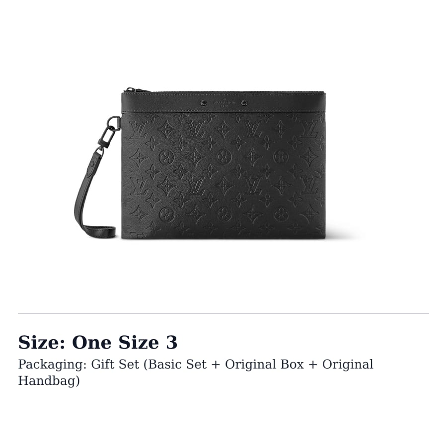 LOUIS VUITTON Pochette To Go Cow