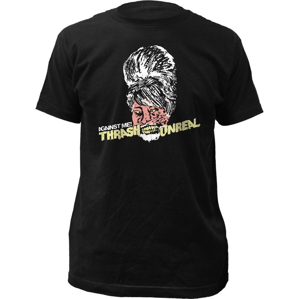 Against MeThrash Unreal Mens T Shirt Music Classic Rock Band Tee New Black Unisex T-Shirt M