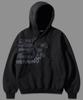 Typing Heavy Cotton Hoodie Black Kmhd6829