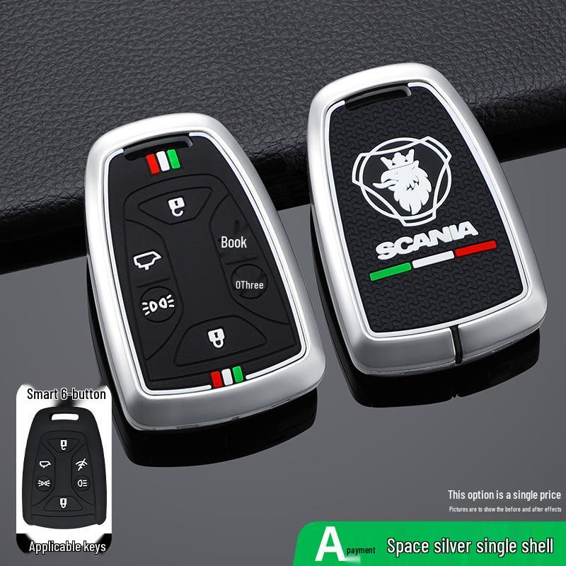 Scania Truck Tractor Key Case for R, G, P, S Series - Remote Shell with Buckle