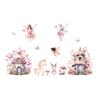 Cute Fairy Reading Wall Sticker For Baby Girls Nursary Room Kids Room Background Children'S Room Wall Decals
