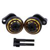 1 Pair Motorcycle Frame Slider Protectors For Yamaha R1 2004-2006 Scooter Falling Protector Aluminum Gold