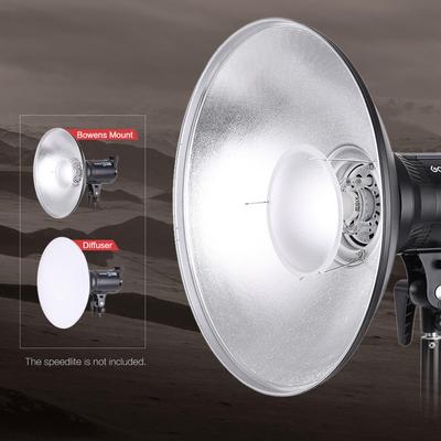 Illuminazione stroboscopica con riflettore per piatto di bellezza da 41 cm per studio di luce fotografica Speedlite con supporto Bowens