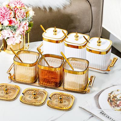 Spice Storage Box Home Kitchen High-end Peppercorn Condiment Seasoning Jar Food Grade Dry Material Sealing Jar Set