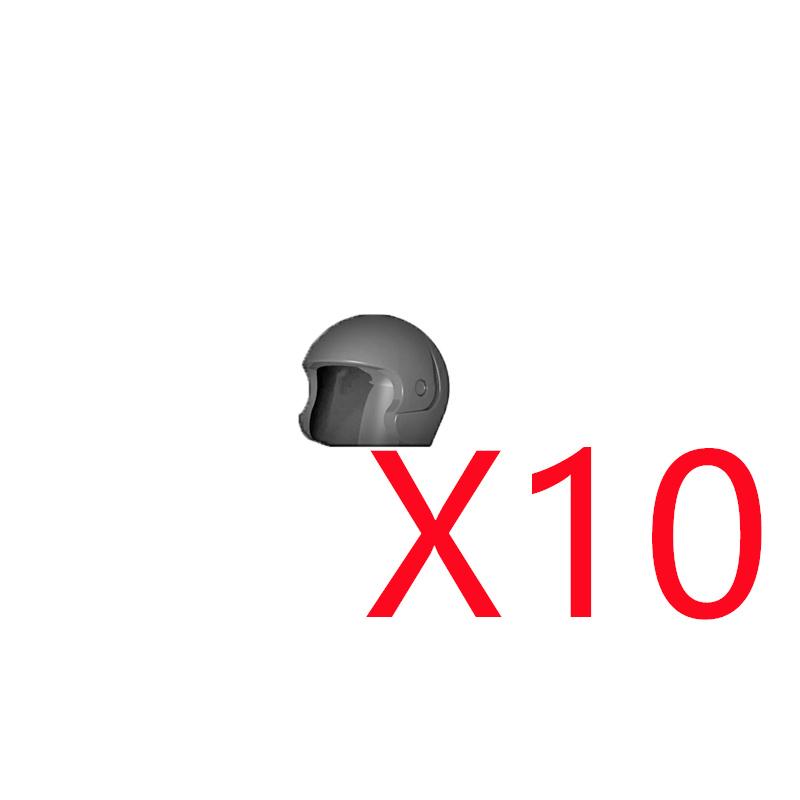 Building Blocks Accessories Military Figure Fireman Pilot Football Player Helmet Navy Cowboy Hat Oxygen Bottle Brick Toy K060