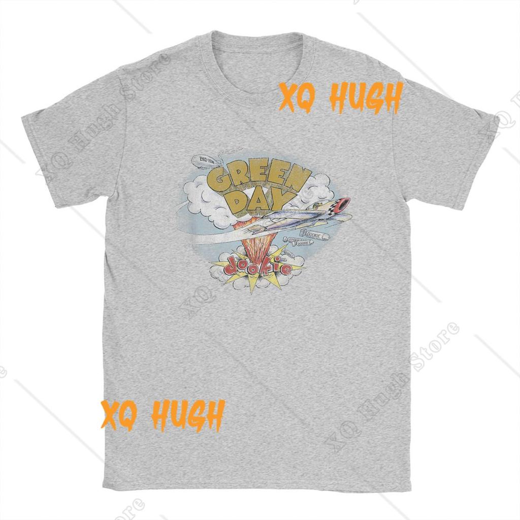 Men Green Days T-Shirtler Fresh Dookie Saviors Hip Hop Hayranları Hediye %100 Pamuk Üstler Kısa Kollu Yuvarlak Yaka Tişört Büyük Beden Tişört