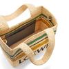 Loewe Font Tote With Removable Adjustable Shoulder Strap Striped Natural Fiber Tote Bag Women tote A685B61X04-2668