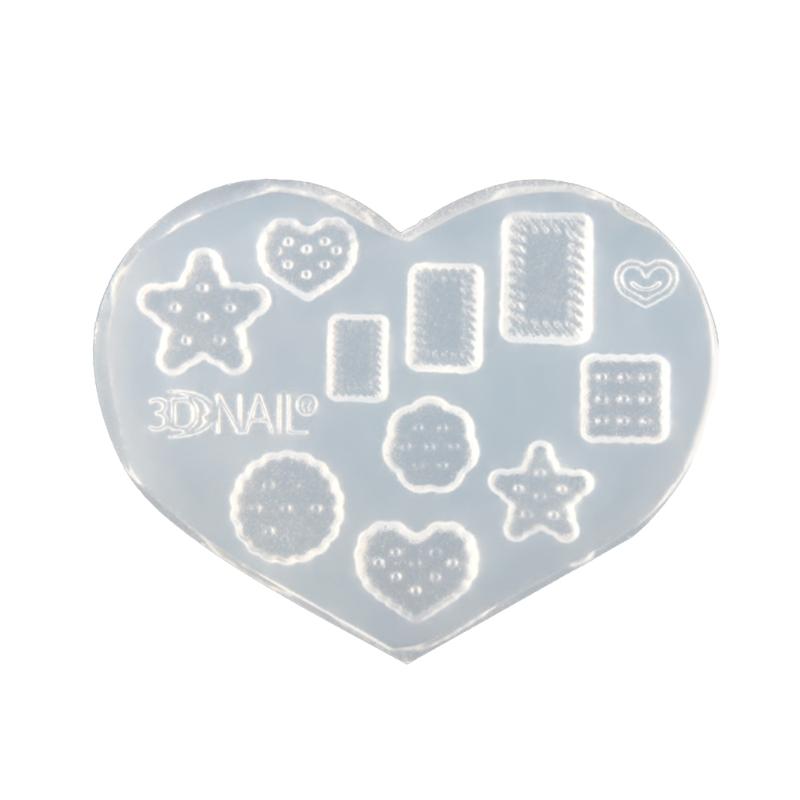 3D Nail Art Silicone Mold Flowers Love Stars Moon letter number Handicrafts Nail Decoration Moulds DIY Nail Tools Accessories