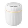 Compact Elegant Desktop Trash Can with Lid for Home and Office
