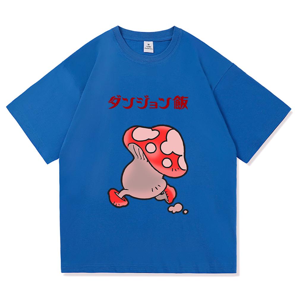 Dungeon Meshi Chimera Anatomy Diagram Graphic T Shirt Unisex Unisex Anime Vintage Gothic Loose Y2k Unisexga Fan Short Sleeve Tops