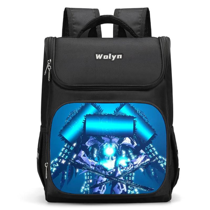 Spacious Oxford Cloth School Backpack 2024 Trendy Design For Kids And Preschoolers