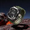 Rugged Integration Band with Case For Apple Watch Ultra 3/2/1 49mm Sport Silicone Strap with Metal Bumper Cover for iWatch Ultra