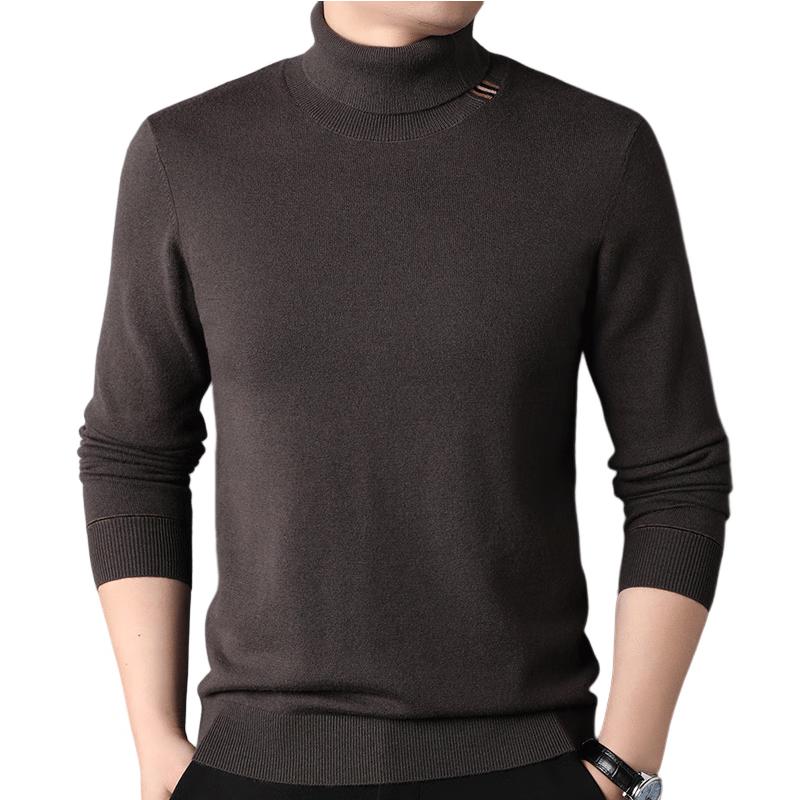 

ROMON Men s 100% Pure Wool Thickened Turtleneck Sweater 3XL (180-200 lbs)
