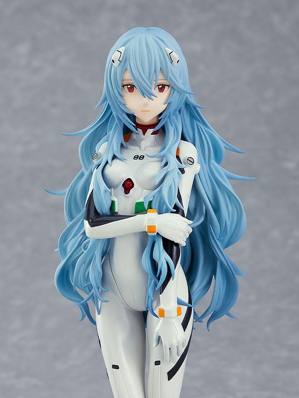 POP UP PARADE New Theatrical Edition Rei Ayanami Long Hair Plastic Complete Figure Second Resale Evangelion Ver. Non-scale Pre-painted