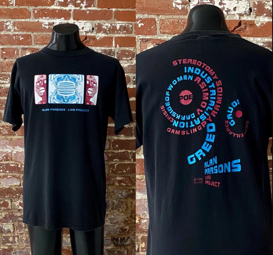 Vintage 90s Alan Parsons Live Project Concert Tour T-shirt, size S-4XL