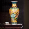 Jingdezhen-Enamel Colored Vases, Ceramic Decorative Vase, Antique Crafts, Office Furniture, Ornaments Articles, Jingdezhen
