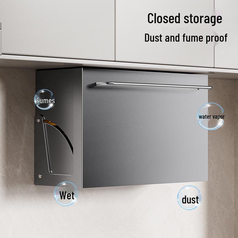 Punch-Free Wall-Mount Kitchen Seasoning and Storage Rack