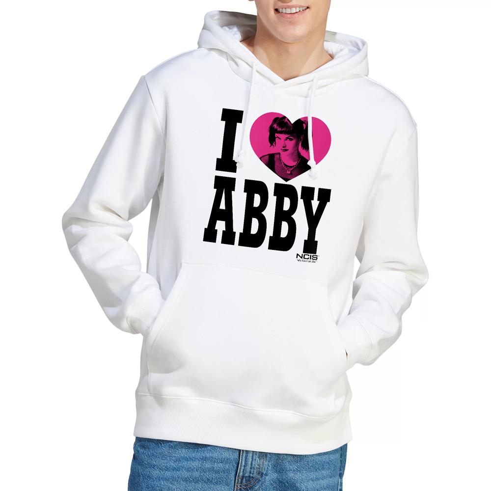 NCIS Mens I Heart Abby Hoodie