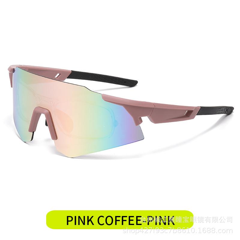 New Cycling Cross Sport Windproof Goggles Outdoor Colorful Sunglasses Unisex One-piece Bicycle Glasses