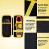 Peyyargo Storage Case Compatible with Fluke 323/324/325/302/303/305 Digital Clamp Meters/Multimeters (Black + Yellow)
