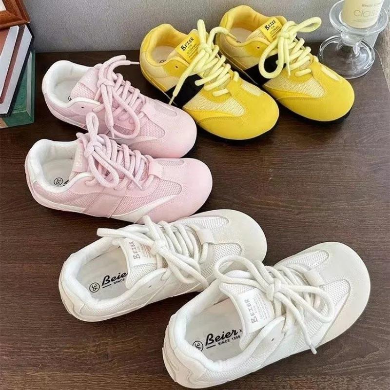 Fashion 2024 Spring and Summer New Mesh Surface Breathable Forrest Gump Shoes Light Sports Flat Casual Shoes