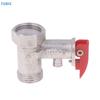 Electric Water Heater Safety Valve 1/2inch(DN15) Coppe Adjustable Pressure Reducing Spring Relief Valve For Water Heaters System
