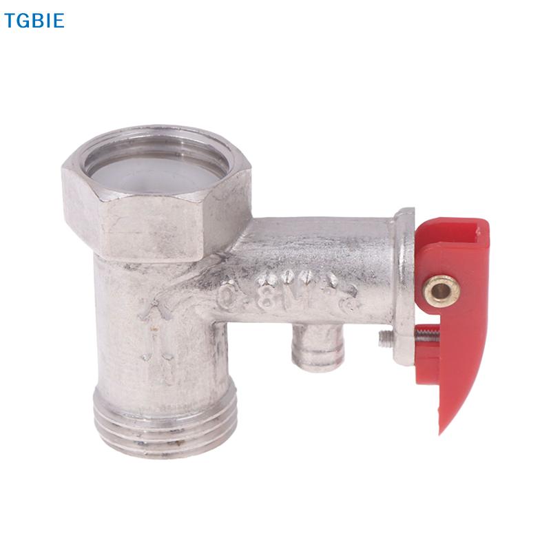 Electric Water Heater Safety Valve 1/2inch(DN15) Coppe Adjustable Pressure Reducing Spring Relief Valve For Water Heaters System