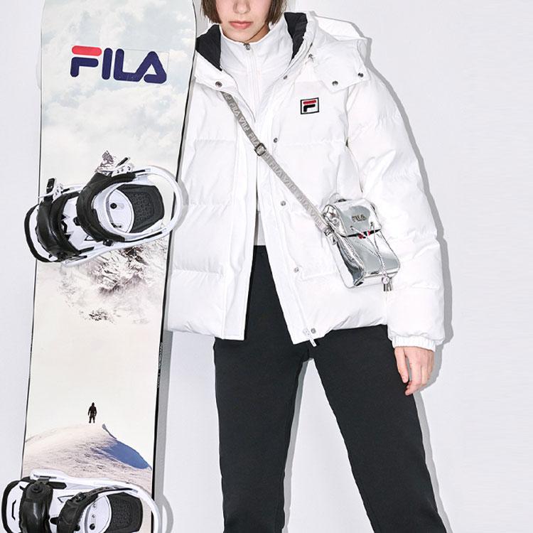 FILA Fusion Sports Loose Thick Warm Down Jacket Winter Women outerwear White T51W111910AWT