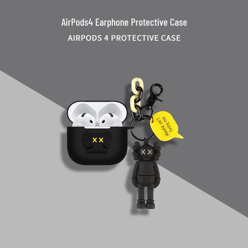 Compatible Soft Protective Case for AirPods Pro 2, AirPods 4, and AirPods 3 Earphones