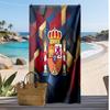 Asciugamano da Spiaggia Stampa Calcio Spagna Asciugatura Rapida Super Assorbente Morbido Asciugamano da Bagno per Nuoto Spiaggia Viaggio Souvenir Regalo