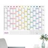 Yearly Wall Calendar Yearly Wall Planner With Adhesive Dots 74.2x52.5cm/29.21x20.67 Inch Paper Calendar Annual Wall Planner