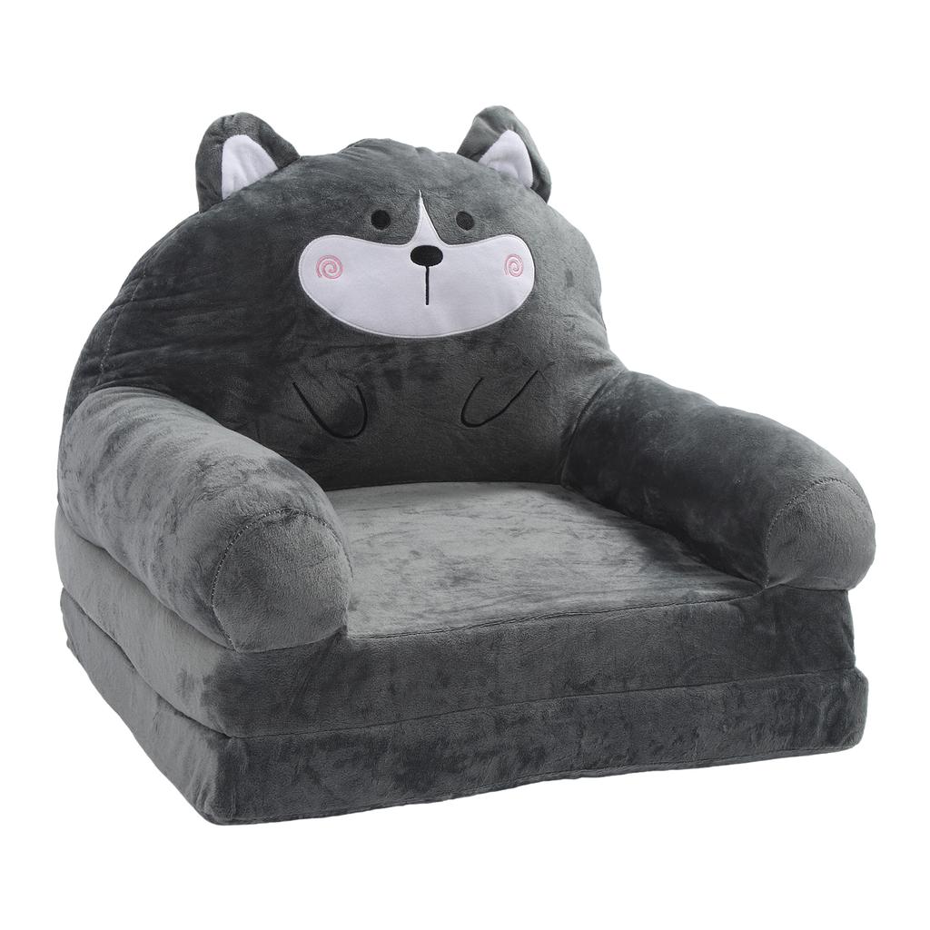 Baby Couch 2 in 1 Ausklappbare Kindercouch Klappbarer Ausklappbarer Kleinkindstuhl Kindersofa Umwandelbarer Säugling