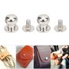 20PCS 9 x 8mm DIY Copper Rivets Round Head Nipple Nail Bag Shoes Accessories for LeatherSilver 9 x 8mm