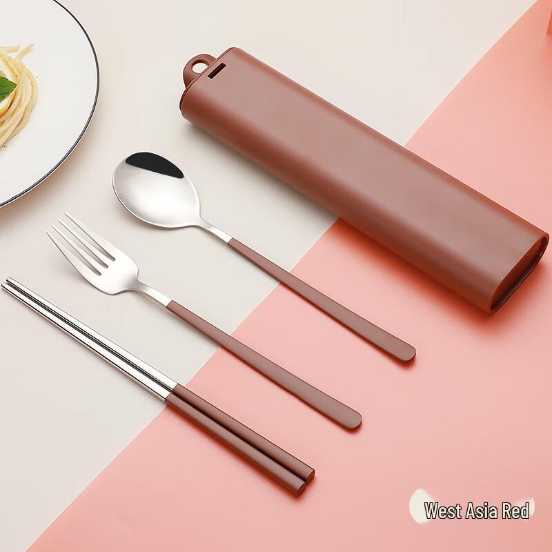 Portable 304 Stainless Steel Travel Cutlery Set