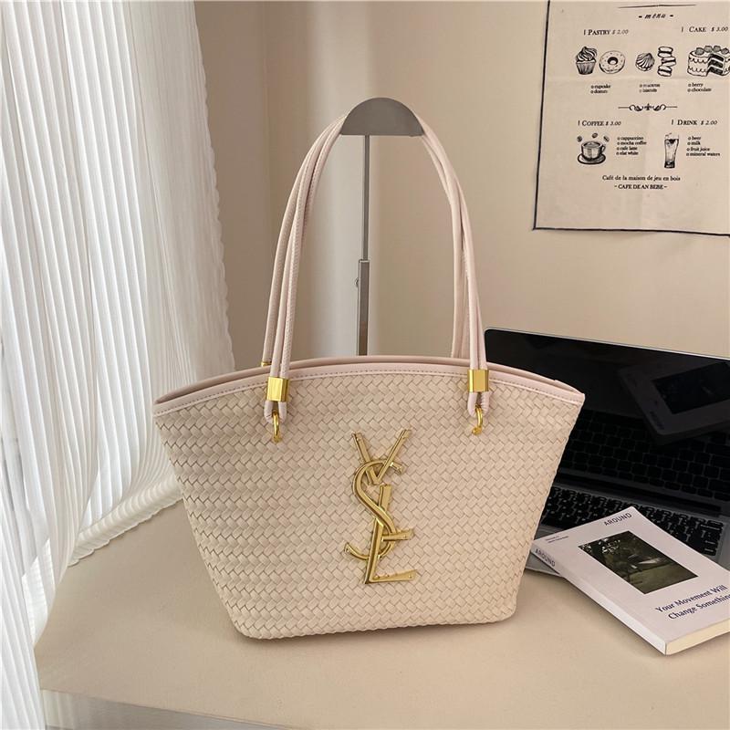 Luxusní tkaná taška: Dámská velkokapacitní crossbody a ramenní taška 2025