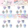 Adorable Self-deprecating Bear Plush Keychain Featuring Sanrio Cool Little Fish Design