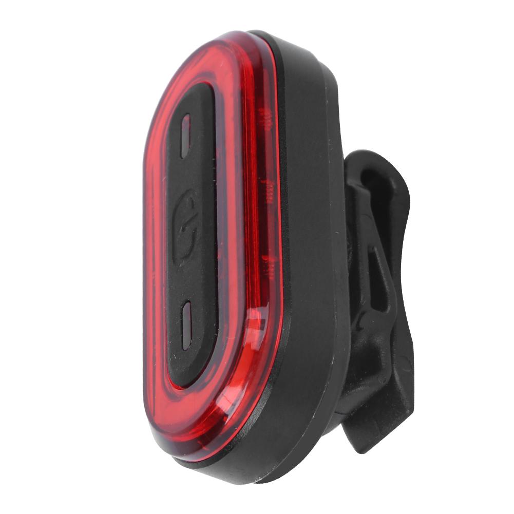 Cycling Light LED Bicycle Bike Light Rechargeable Tailight Warning Rear FlashlightRed Shell Red