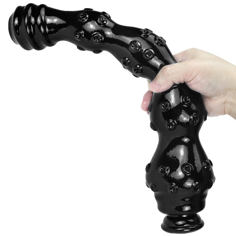 40cm Big Black Dildos Strap On Realistic Animal Dildo Anal Plug Adult Sex Toys Fisting Fetish Slave BDSM