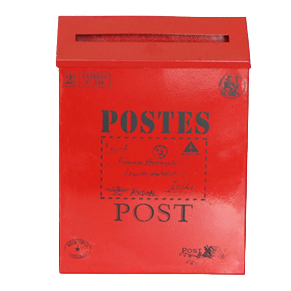 For Home Decoration Metal Mail Collection Vintage Mailbox Mail Collection Ample Storage Space Convenient Mail Access